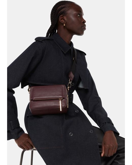 Whistles Brown Bibi Crossbody Bag