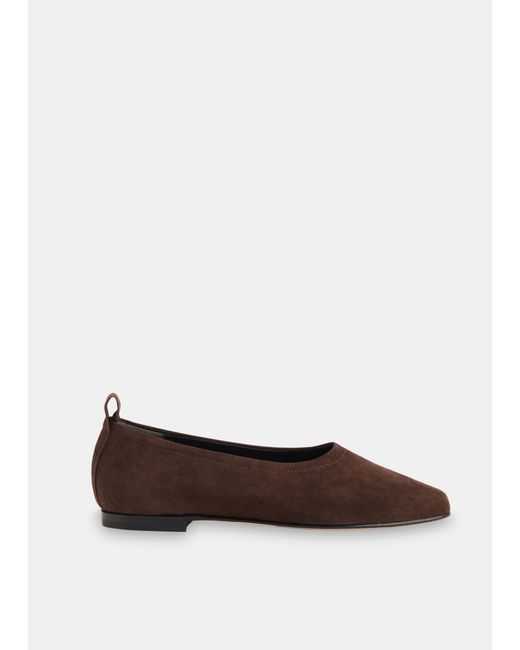 ESSEN White X Ballet Flat