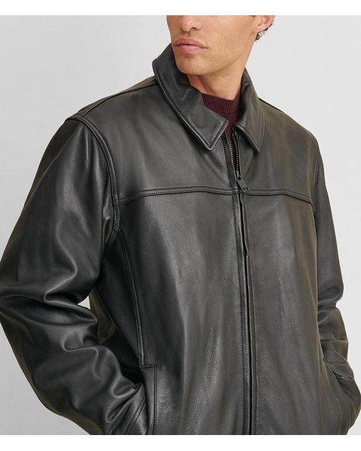 Wilsons Leather Brown Big & Tall Leather Jacket With Thinsulate Lining for men