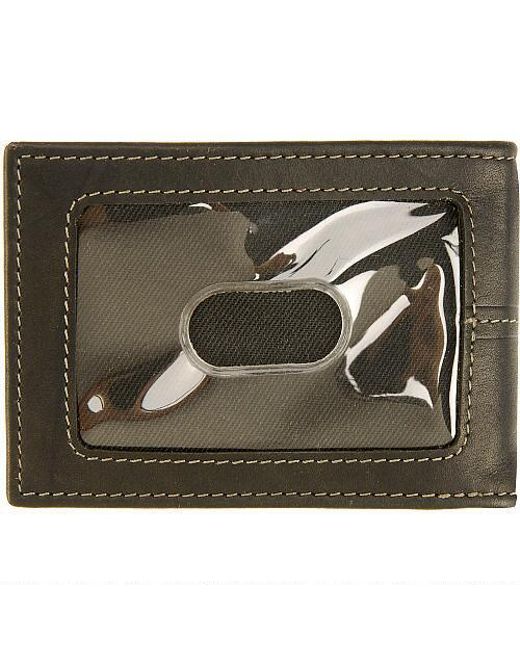 Wilsons Leather Rustler Front Pocket Leather Wallet in Brown for Men
