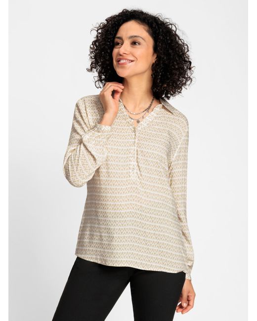WITT White Langarm-Bluse