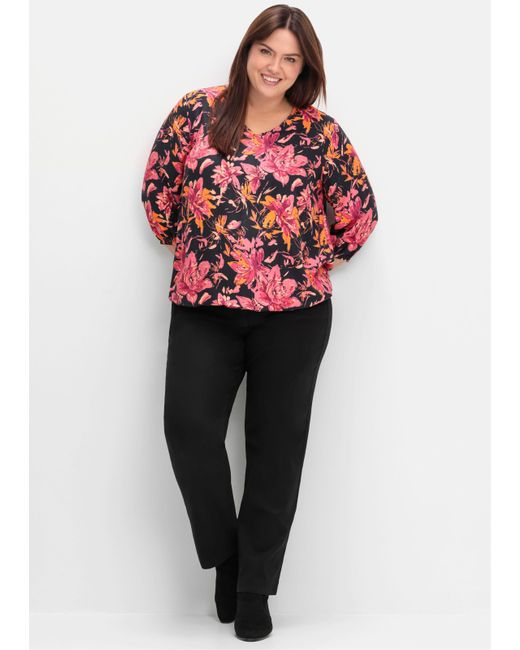 Sheego Red Stretch-Hose