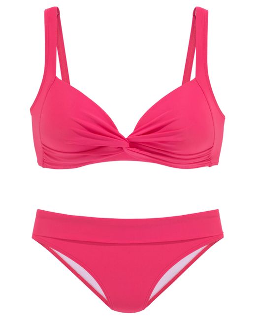Lascana Pink Triangel-Bikini