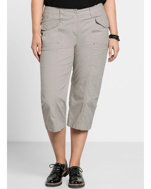 Sheego Gray 3/4-Hose