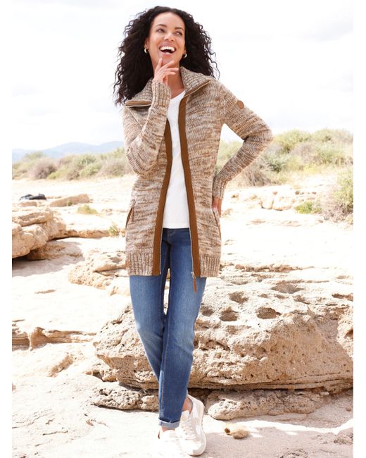 WITT Natural Longstrickjacke