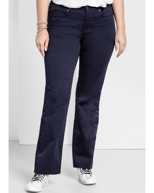 Sheego Blue Bootcuthose