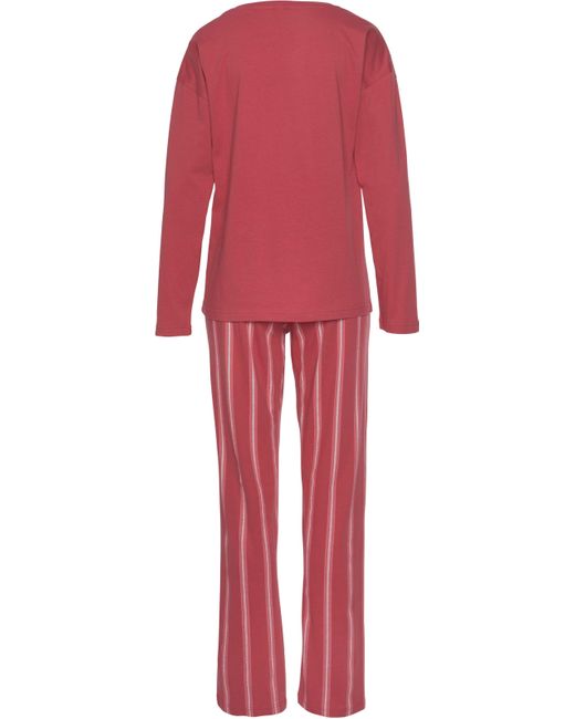 Vivance Dreams Pyjama in Rot | Lyst DE
