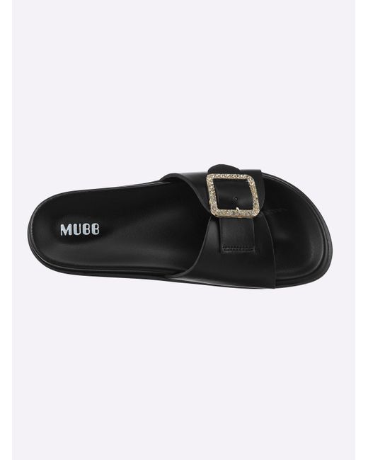 MUBB Black Badepantolette