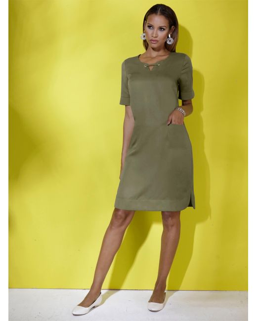 WITT Green Etuikleid