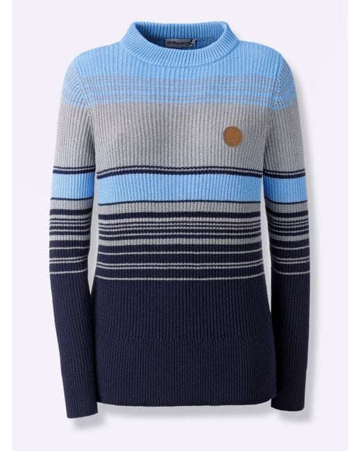 WITT Blue Stehkragenpullover