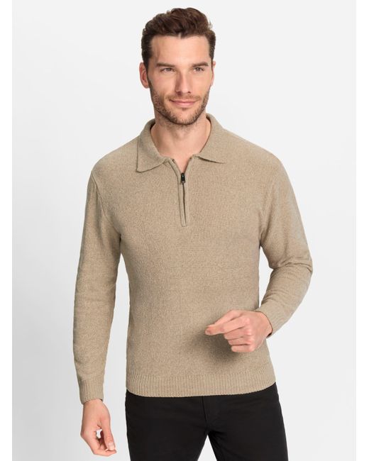 Catamaran Polopullover in Natural für Herren