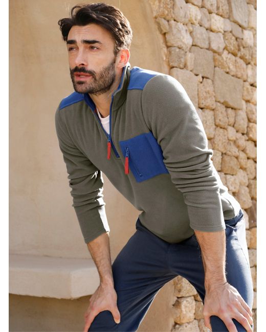 Catamaran Fleeceshirt in Blue für Herren