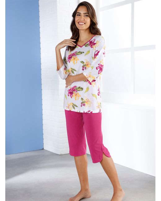 Witt Weiden Capri-Schlafanzug - Einzelpackung in Pink | Lyst DE