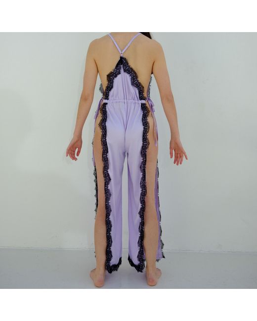 Noblesse Oblige Purple Pop Open Side Romper