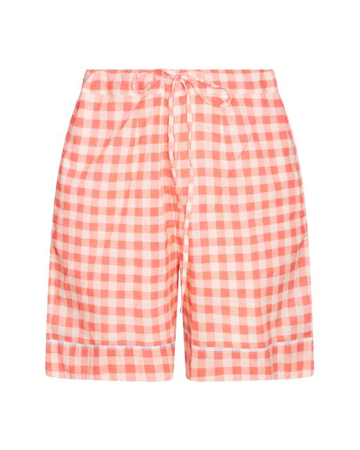 NoLoGo-chic Pink Gingham Set Shorts Pj Cotton