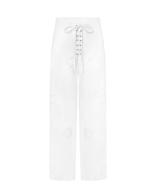 Par & Escala White Rafaela Pant