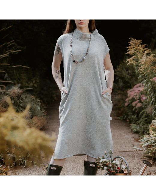 Frock Tales Gray Sleeveless Quest Longline Over Vest