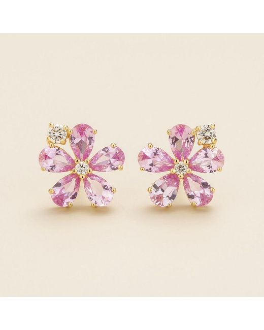 Juvetti Pink Florea Earrings