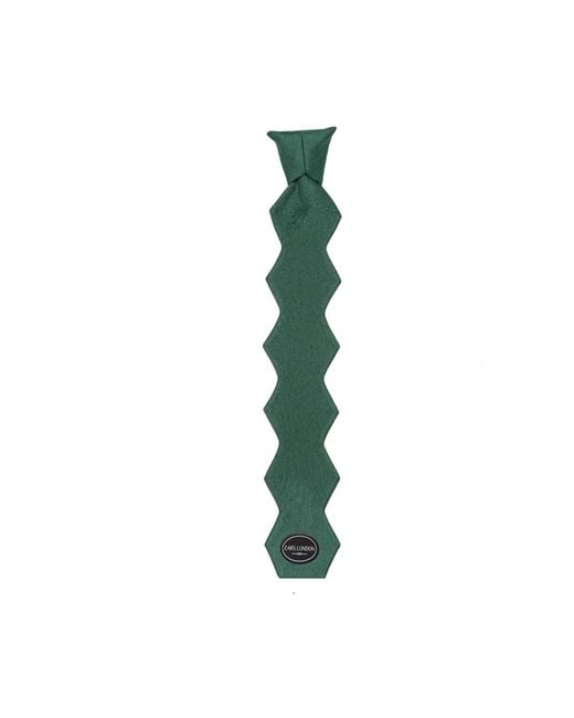 Zars London Green The Hexagonal Tie for men