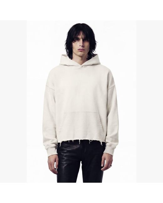 Other Uk Natural Raw Edge Oversized Hoodie