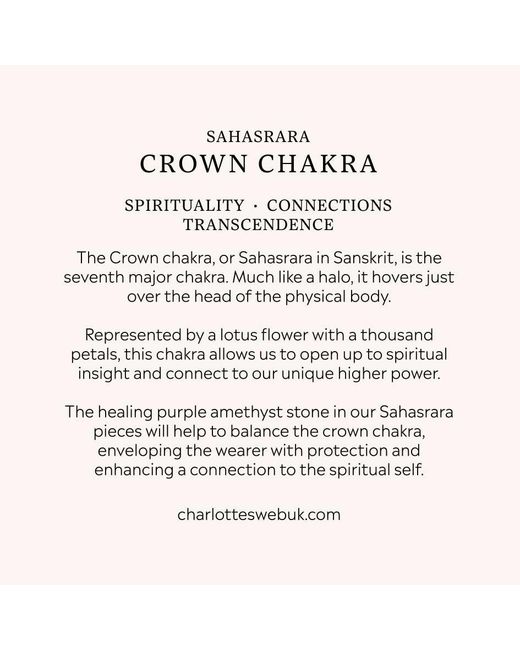 Charlotte's Web Jewellery Metallic Crown Chakra Ring