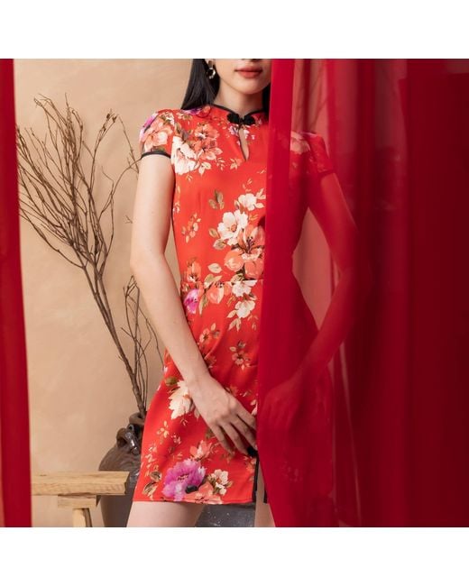 Yumi Kim Red Xiu Dawn Dress