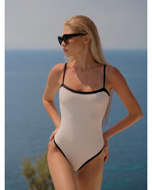 Dear Lover Natural Daphne One Piece Swimsuit