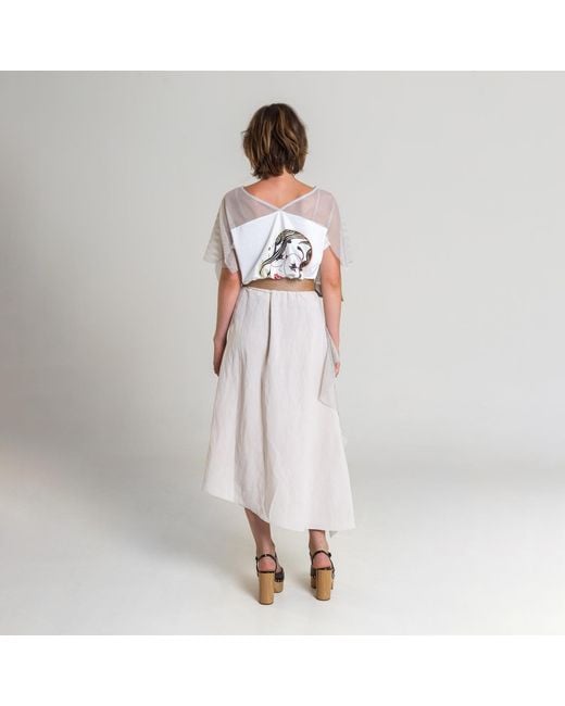 ARTISTA White Neutrals Dori Skirt