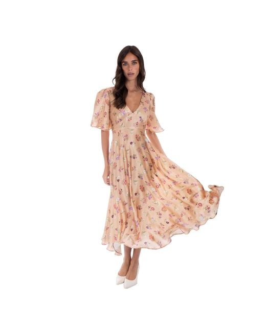 Sofia Tsereteli Pink Royal Sunset Evening Gown
