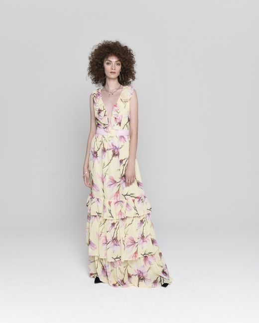 NEVA Metallic Soraya Wedding Guest Maxi Dress