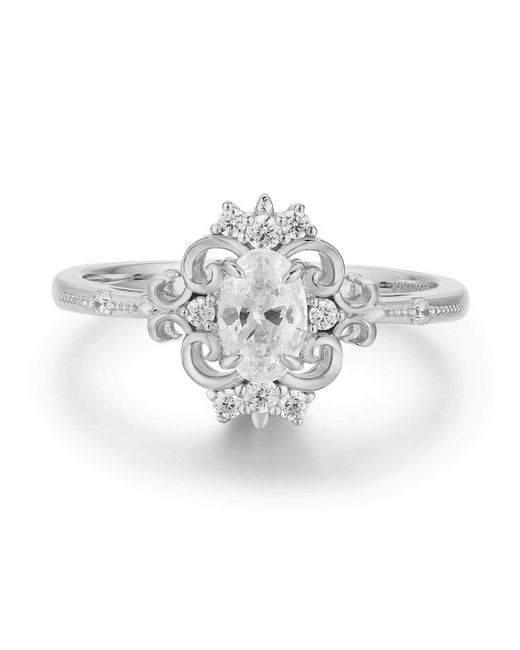 Azura Jewelry New York White Atlantis Vintage Topaz Ring Vermeil