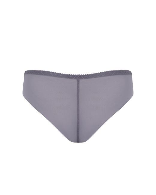 Daily Underwear Gray Brazilian Panties Bloom