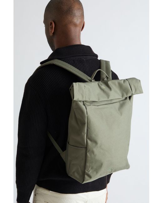 Lefrik Orange Roll Backpack Mustard