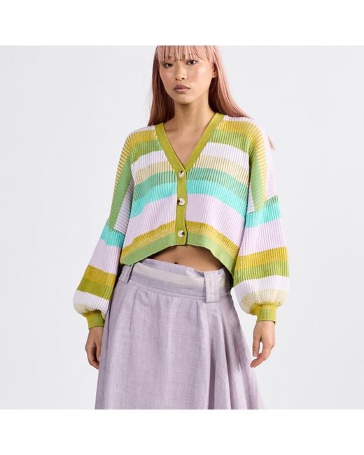 Dref Yellow Gelato Cardigan