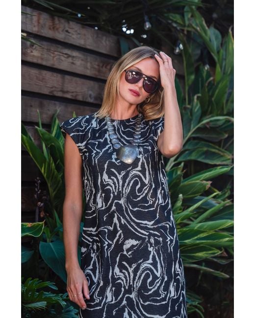 Jennafer Grace Black Neutrals Sabrina Shift