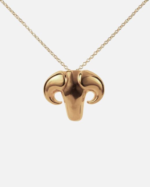 Freya & Thor of Sweden Metallic Capra Necklace for men