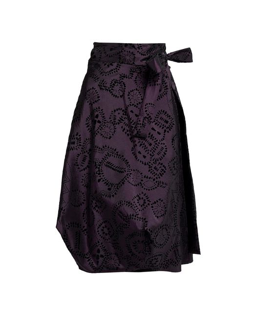Bianca Popp Blue Wrapped Skirt