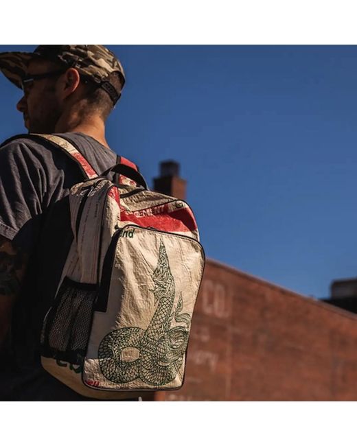 Torrain Recycled Bags Green Neutrals Naga Giri Backpack