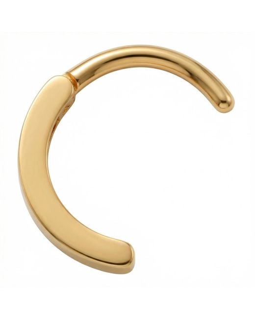 Zahav Jewelry Metallic Solid Huggie Clicker Belly Ring