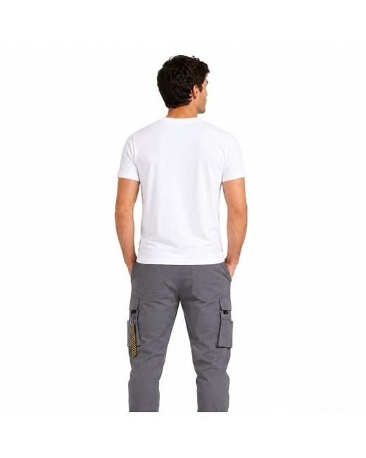 Chuks Collins Blue Tasou Logo Printed T-Shirt for men