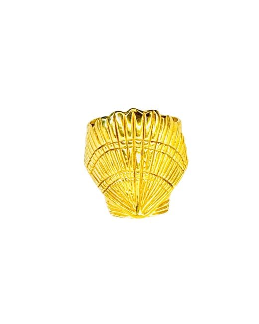 Lexi Jewelry Yellow Scallop Shell Ariel Ring