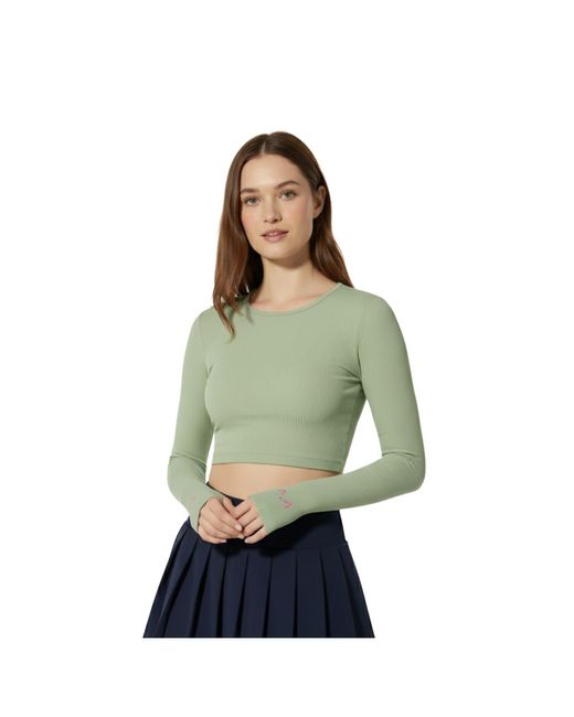 Altra Volta Green Pistachio Open-Back Top