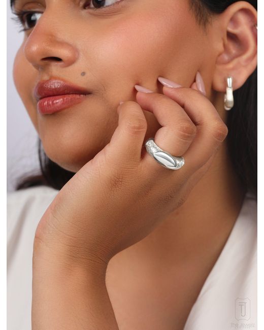 The Jewelz White Chroma Donut Ring