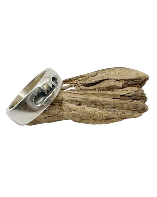 Tg-Jewellery by Tamara Gervasio Metallic Key To Silence Ring – Sterling for men