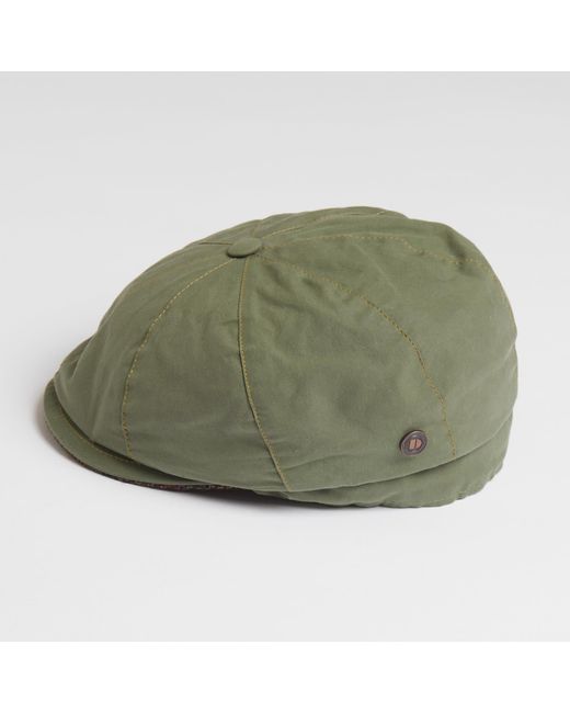 Dasmarca Hats Green Josh Moss Italian Waterproof Newsboy Bakerboy Cap for men