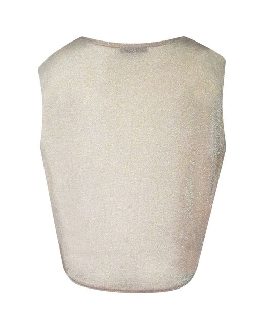 Me & Thee Natural Neutrals Needs Must Ivory Lurex Tee
