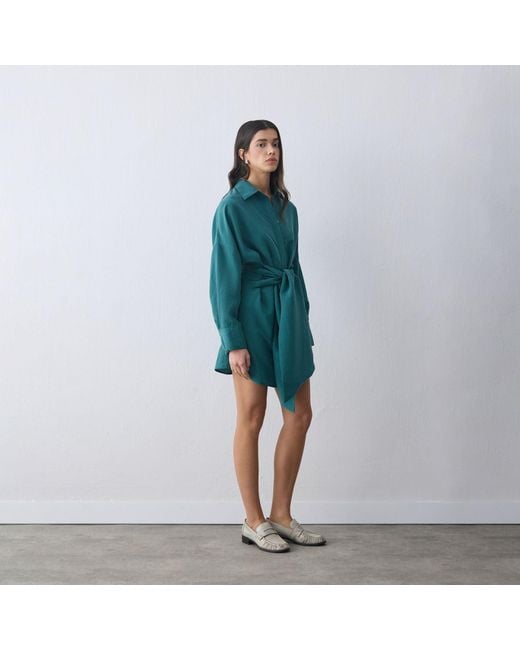 Thisisu Collection Green Verda Shirt Dress