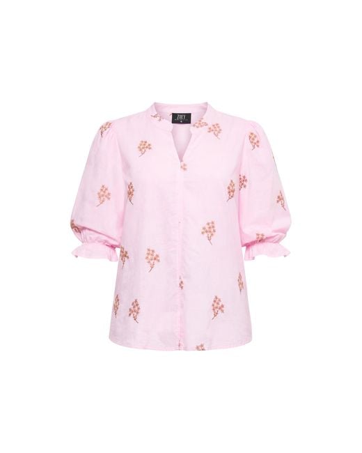 Zoe Pink Leah Blouse
