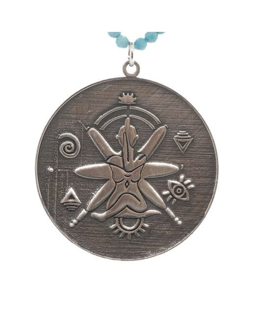 Ebru Jewelry Metallic See The Good Necklace