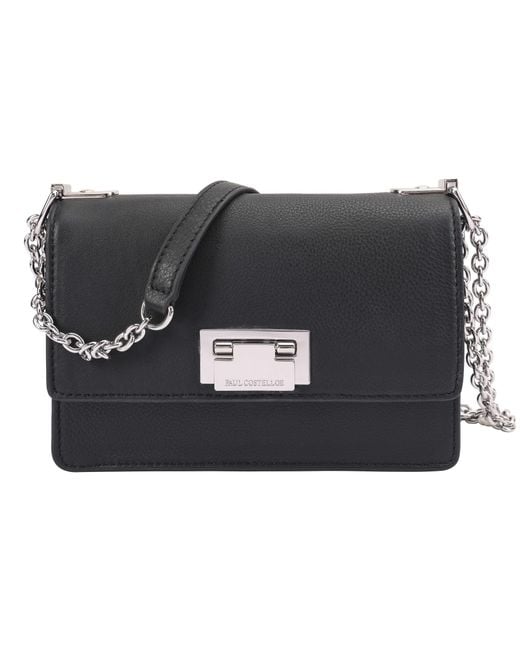 Paul Costelloe Black Amiera Shoulder Bag